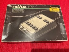 REVOX B 77 Tape Drive CONTROL