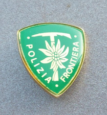 DISTINTIVO Vetrificato Polizia di Frontiera  Polizia di Stato - dismesso vintage