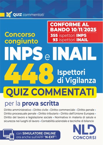 Concorso 448 inps - ispettori, di