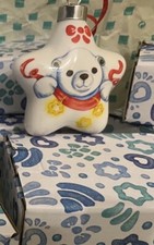 Thun Natale Addobbo Stella In ceramica con Orsetti. Scatola originale