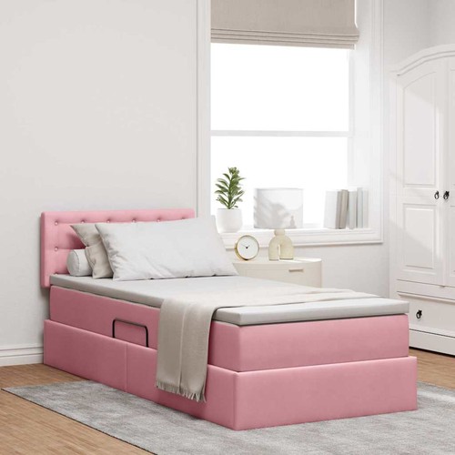 Letto con contenitore led - contenitore, e