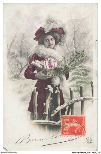 Badp3 0198 femme buon anno - buon,