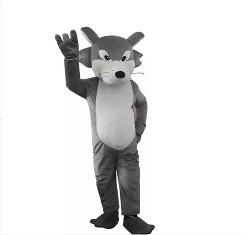 Costume mascotte lupo natale - mascotte,