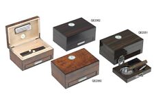 SCATOLA UMIDIFICATA PORTASIGARI CON ACCESSORI HUMIDOR FOR CIGARS LUBINSKI QE2051
