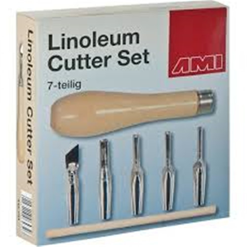 Cutter set linoleum - cutter,