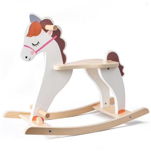 Cavallo dondolo legno - a, in