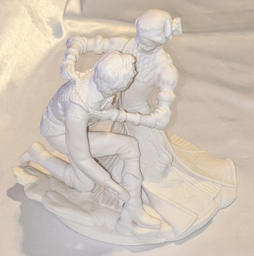 Scultura franklin porcellana - scultura,