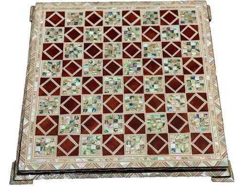Scacchiera legno fatta - legno,