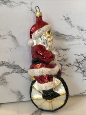 Radko CYCLE SANTA Christmas