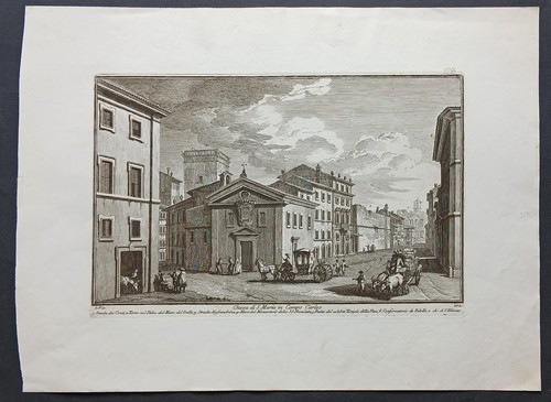 Stampa antica giuseppe vasi - stampa,