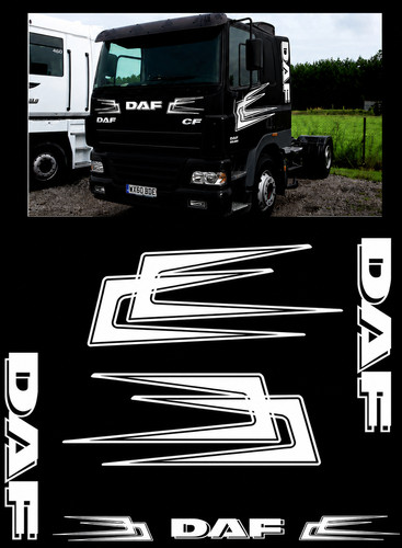 Adesivi daf camion cabina - camion,