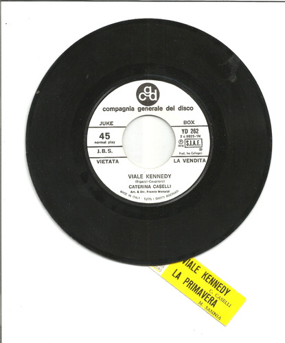 Caselli giri jukebox viale - 45, "viale