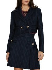 Relish giacca crop gessata