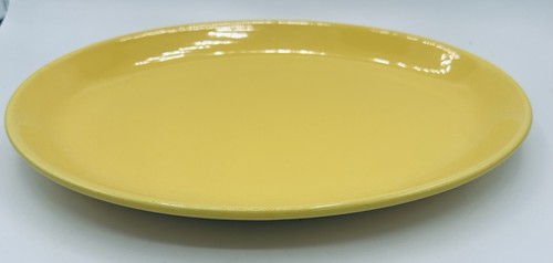 Vintage unbranded yellow plate - vintage,