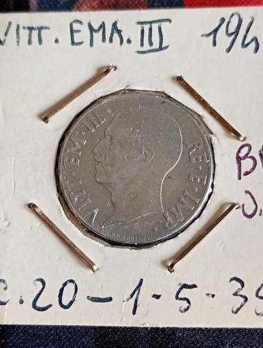 Moneta italia centesimi - moneta, 20
