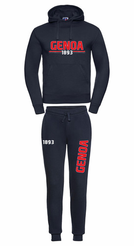 Tuta felpata del genoa curva - felpata,