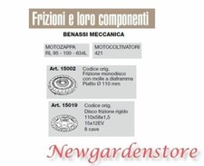 Frizione monodisco disco