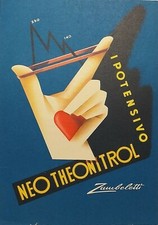 Foglietto  Pubblicitaria  -  NEO THEONITROL - ipotensivo dis. Zambeletti 
