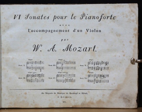Mozart sonate per - mozart,, vi
