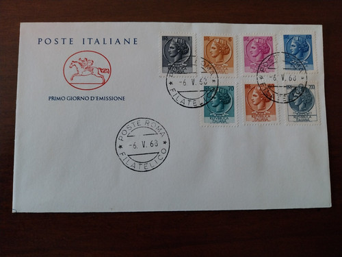 Italia busta fdc - busta, cavallino