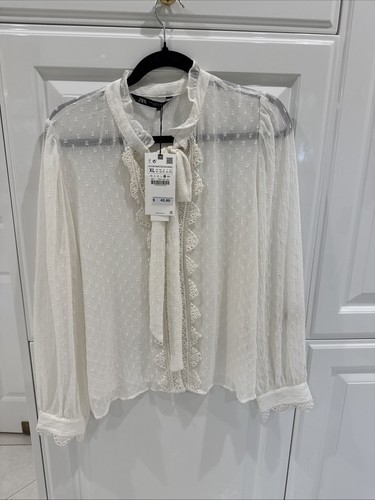 Blusa trasparente zara - blusa,