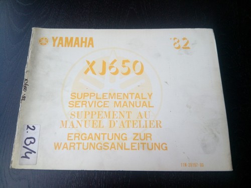 Yamaha 650 xj650 1982 - xj650,