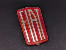 FIAT 500 600 40MM LOGO SIGLA EMBLEMA FREGIO STEMMA SCRITTA TARGHETTA BADGE TARGA