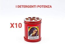 10PZ Ceri Lumini Votivi Rosso