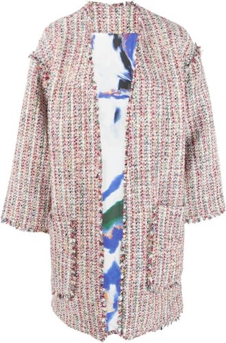 Giacca tweed aperta - tweed,