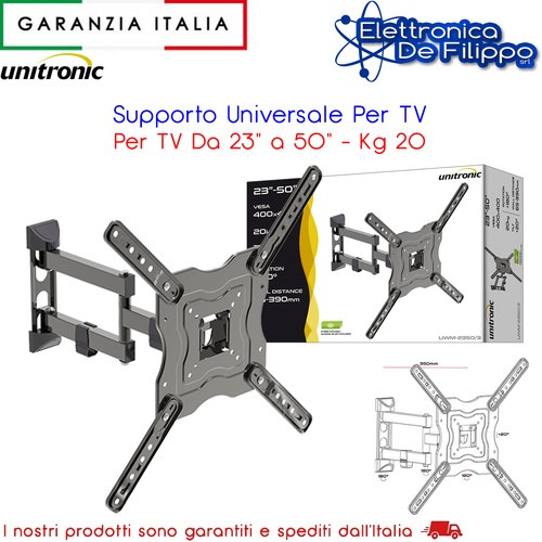 Supporto parete per a - da, tv