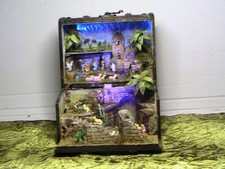 Presepe Artigianale Stile Arabo Statuine 1,5 cm !!!!  Illuminazione e Carillon