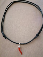 Collana cornetto corallo di