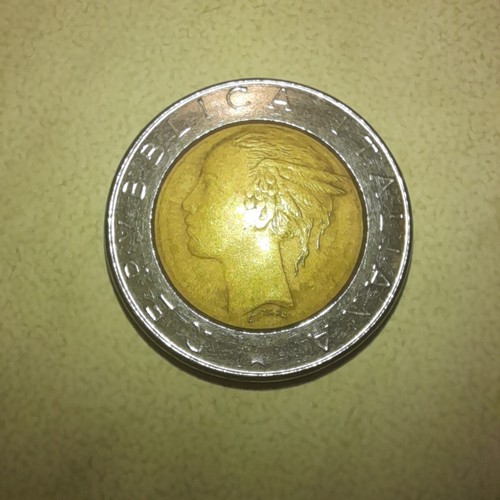500 lire 1983 errore - lire,