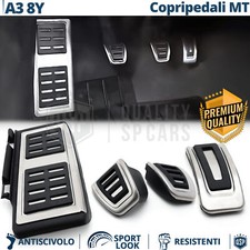 COPRIPEDALI Sportivi per Audi A3 8Y Cambio MANUALE Pedaliera Sportiva Antiscivo