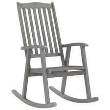 Sedia dondolo con cuscini - a,