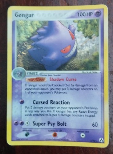 Pokémon gengar ex legend - 5/92,