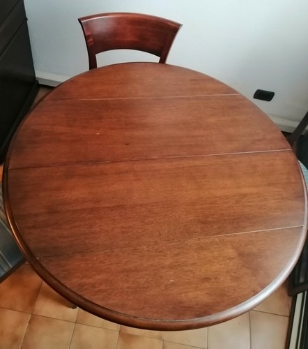 Tavolo rotondo allungabile 4 - tavolo,