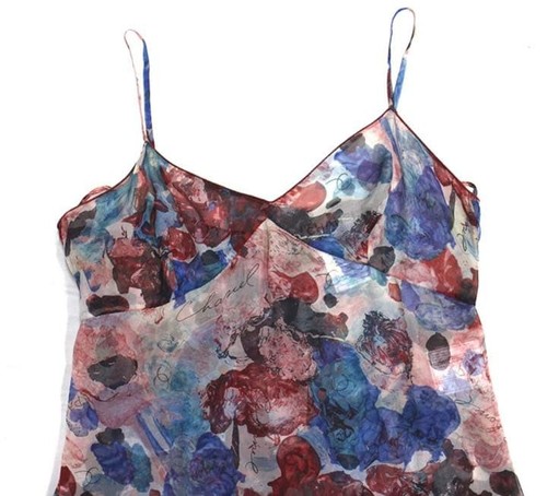 Chanel camicia logo - chanel, floreale