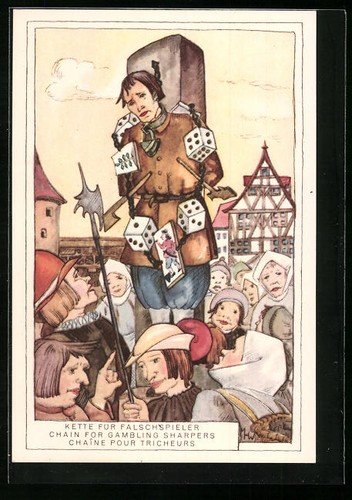 Collana cartolina artista - collana, d'artista