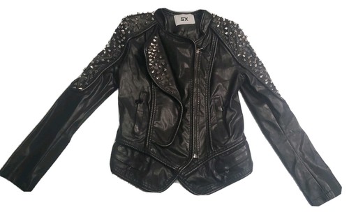 Punk rivet ecopelle pu - punk,