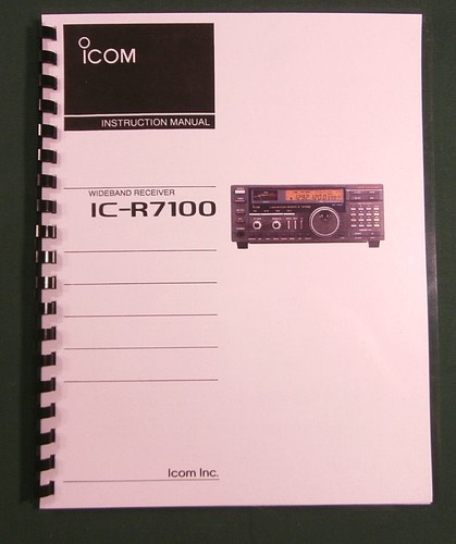 Icom r7100 manuale di - ic-r7100,