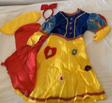 Maschera Costume Carnevale Biancaneve Vintage Anni 80 2/3 Anni