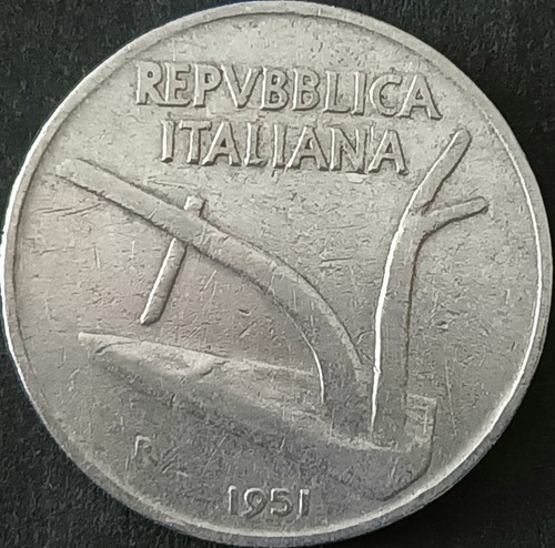 Italia moneta lire - italia, 10