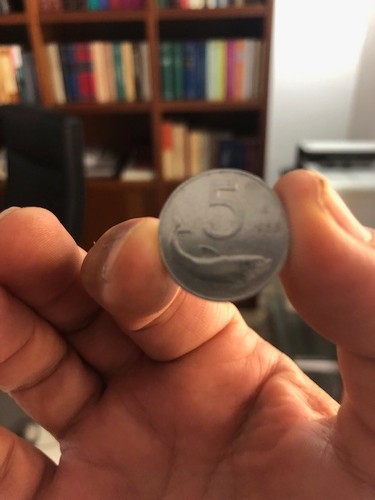 Moneta italia lire - italia, da