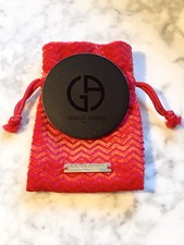 GIORGIO ARMANI BEAUTY SPECCHIO DA BORSETTA POCHETTE ROSSA TRUCCO MAKEUP BORSA