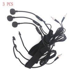 3 PEZZI Microfono auricolare