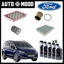 KIT TAGLIANDO COMPLETO FORD GALAXY CK  2.0 TDCI + 6 LITRI OLIO ORIGINALE F 5W30