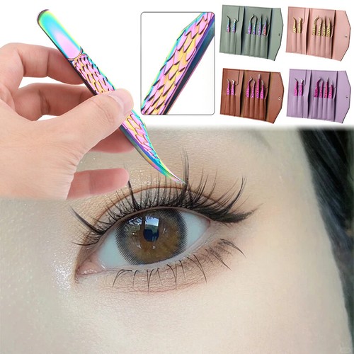 Set pinzette ciglia finte - , 6