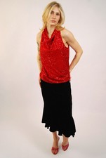 Y2K Sequin Tank Top (M) medium