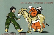 TRIESTE - Vino di China SERRAVALLO - Pubblicitaria - PU417 - VEDI RETRO!